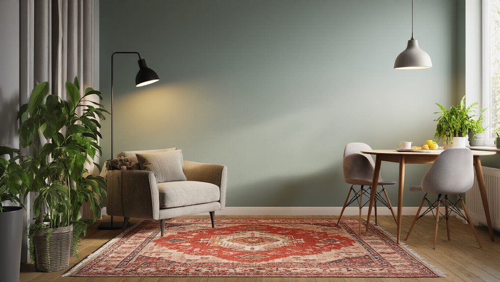 define spaces with rugs