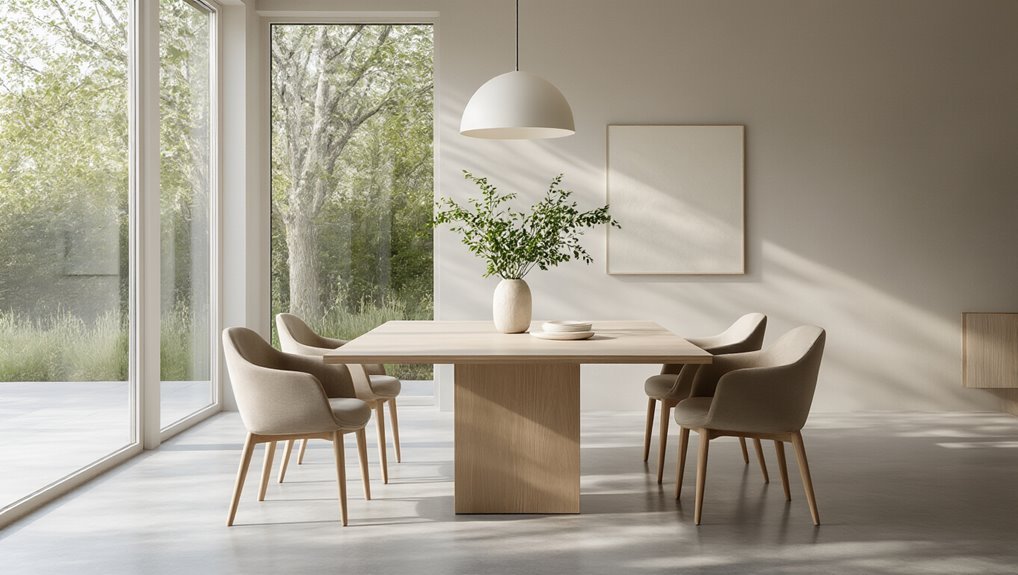 modern minimalist dining room