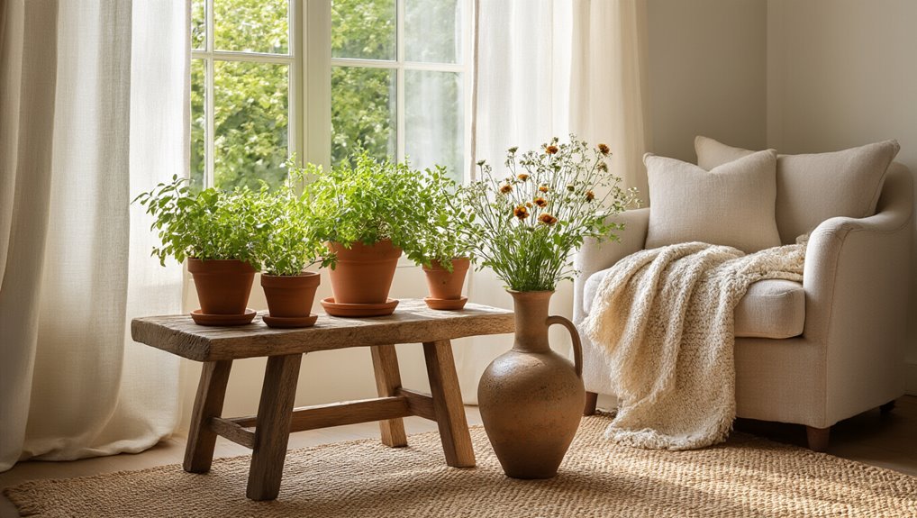 natural materials create warmth