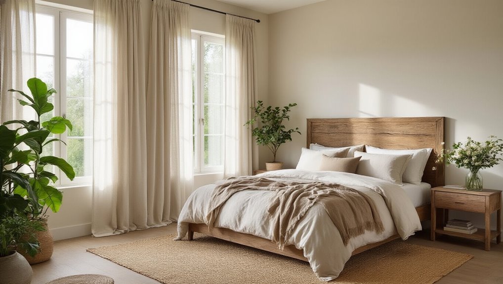 nature inspired bedroom decor ideas