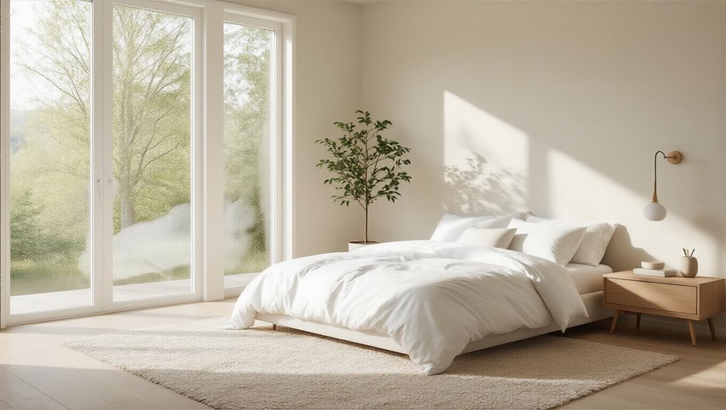 serene minimalist bedroom design
