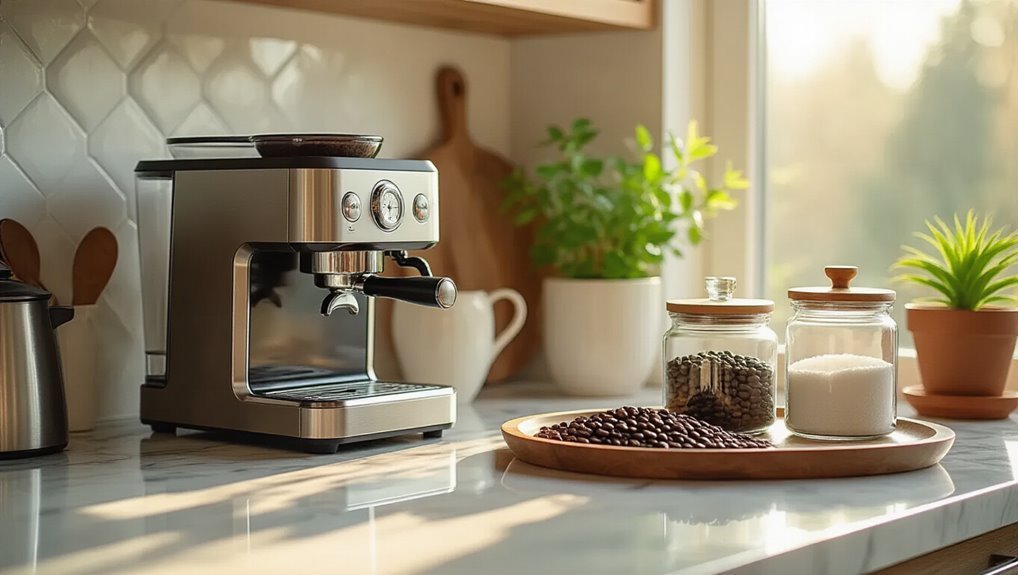 accessible spacious coffee station