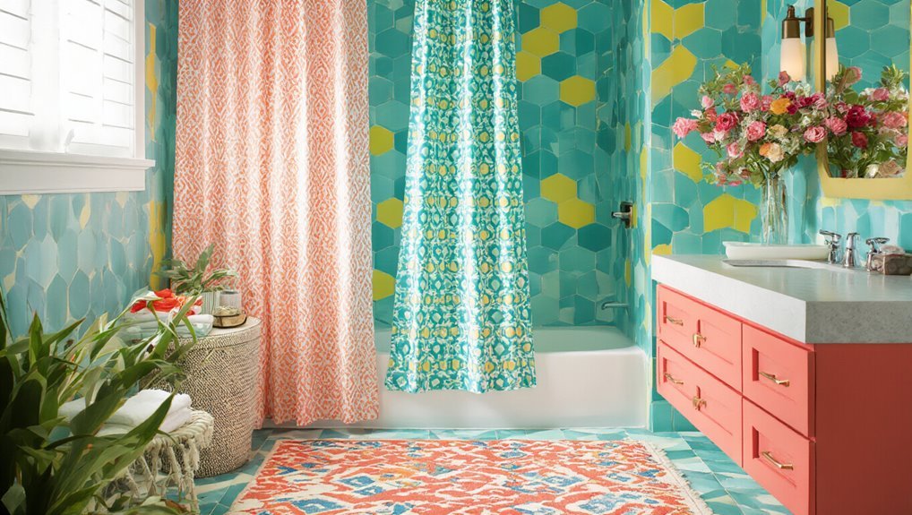 bold colors and patterns