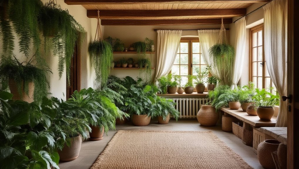 botanical decor for tranquility