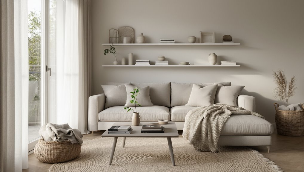 calm living room design