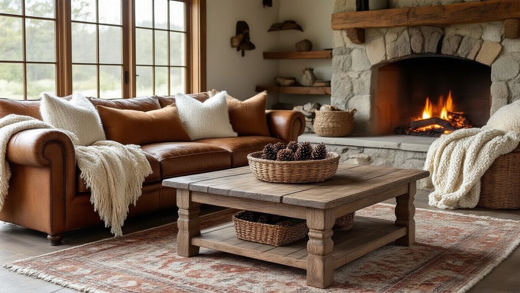 earthy warm rustic colors