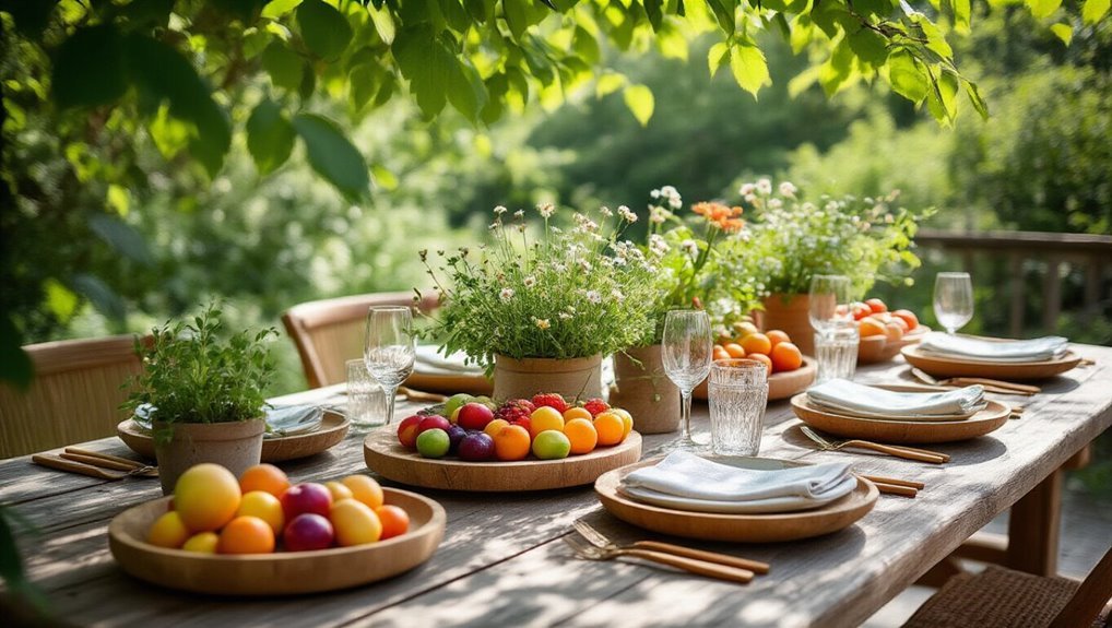 eco friendly celebration tableware