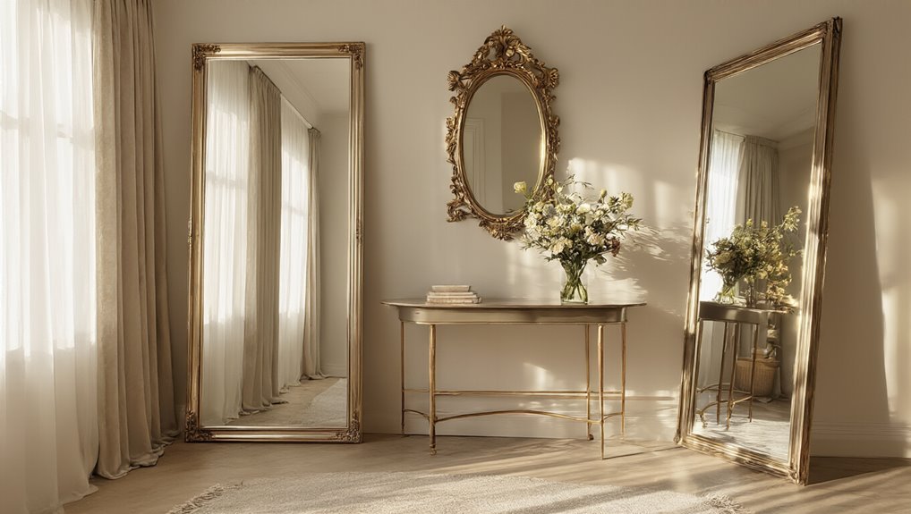 enhance space with mirrors