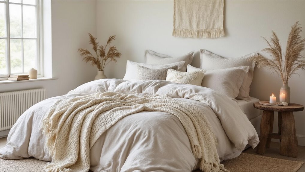 layered bedding for comfort