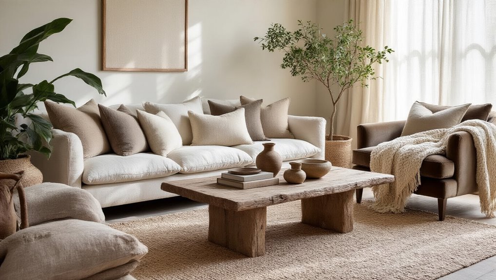 layered textures enhance comfort