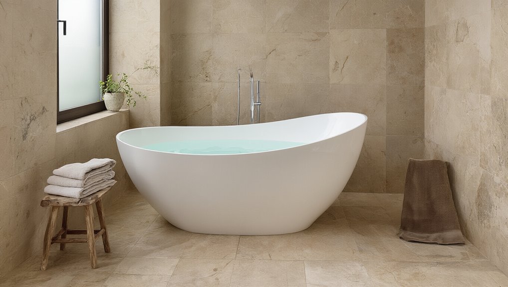 luxury freestanding bathtub retreat