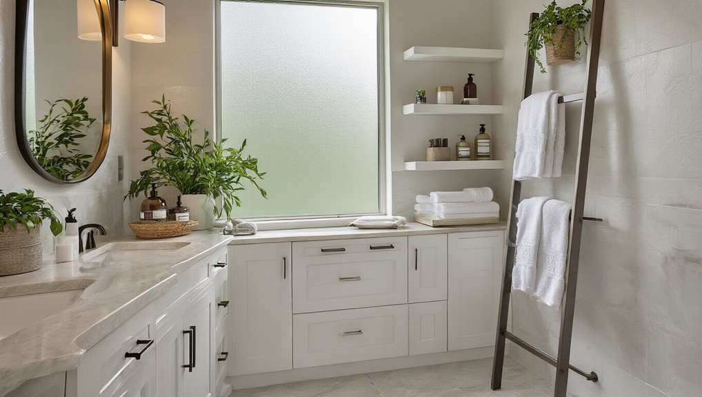 maximize bathroom storage solutions