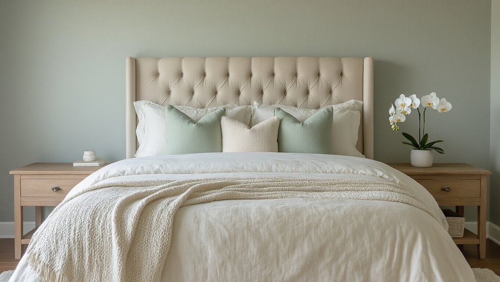 soothing color palette selection