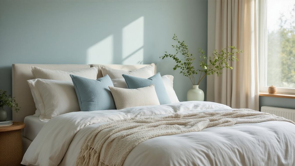 soothing color palette selection