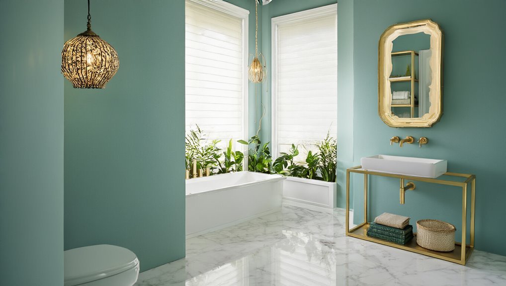 stylish lighting transforms bathrooms