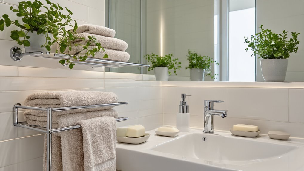 stylish wall mounted bathroom accessories