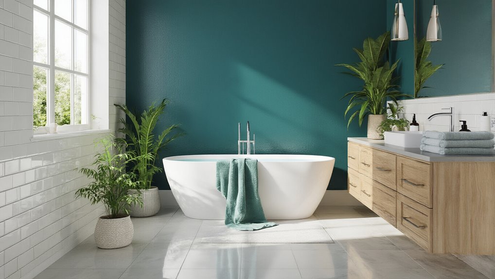 transformative bathroom color schemes