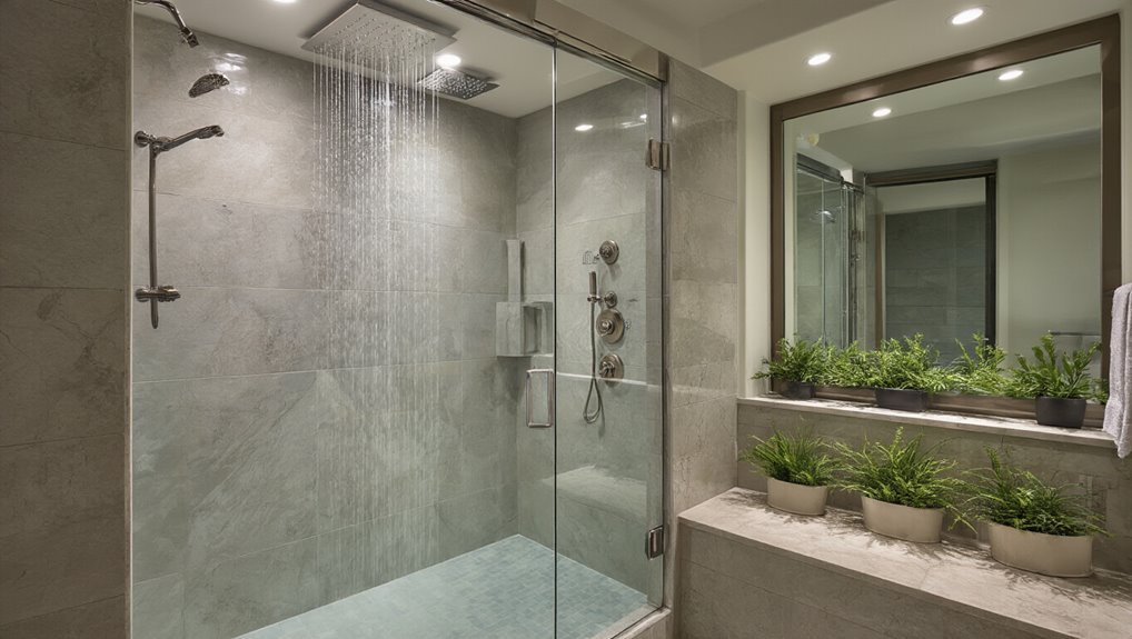 versatile shower experience options