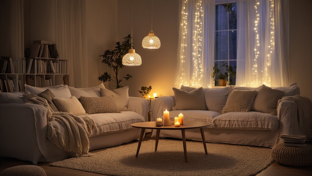 warm inviting lighting ambiance