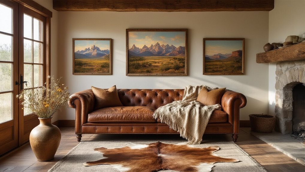 western landscape inspired artwork