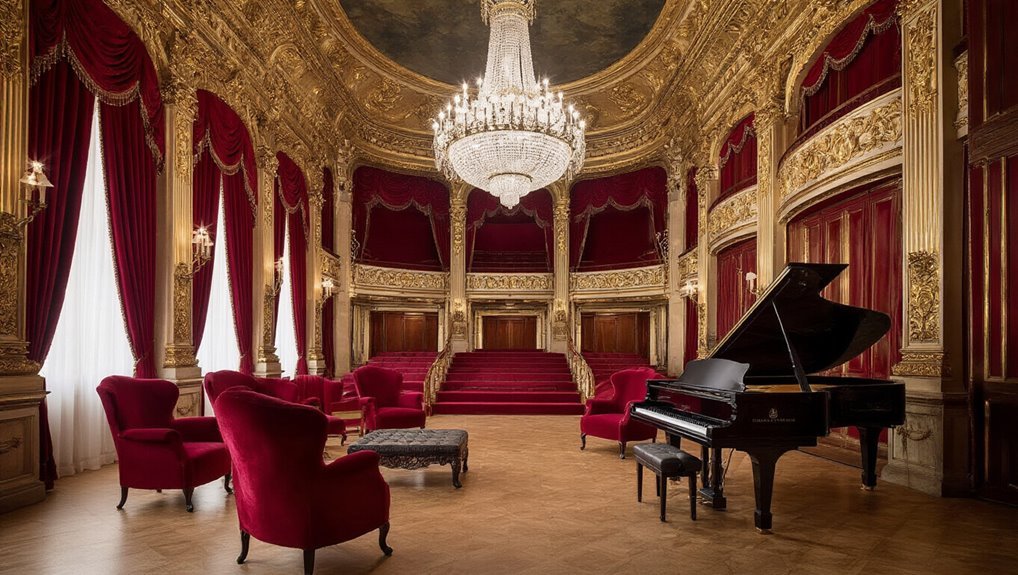 dramatic furniture enhances ambiance