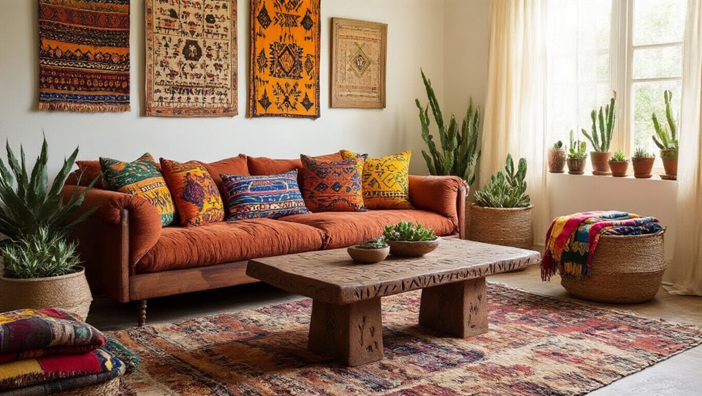 incorporate vibrant african prints